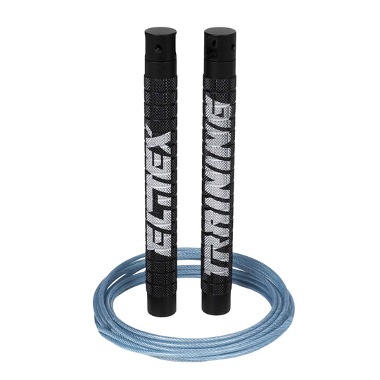 Comba de velocidad PRO Black Mate + Blue Rope - Elitex Training