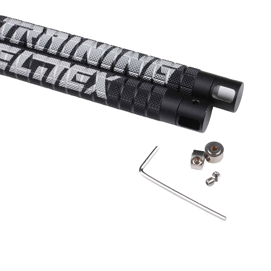 Comba de velocidad PRO Black Mate + Silver Rope - Elitex Training