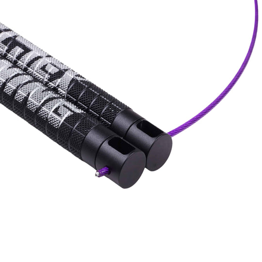 Comba de velocidad PRO Black Mate + Purple Rope - Elitex Training