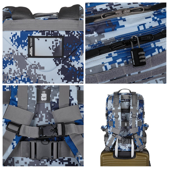 Mochila Táctica V1 45L All In Navi Digital - Elitex Training