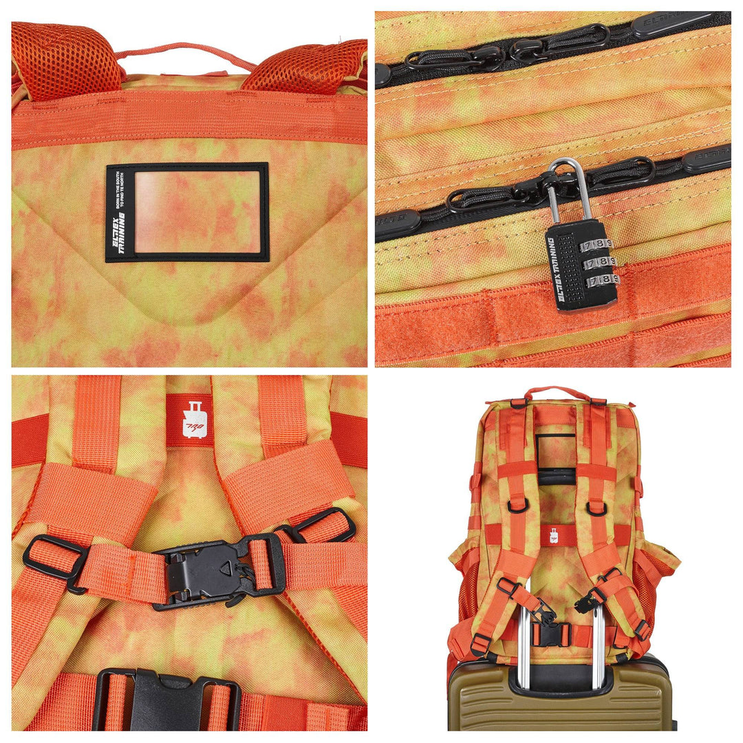 Mochila Táctica V1 45L All In Jungla Naranja - Elitex Training