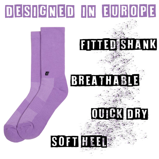 Calcetines Performance Lavanda - Elitex Training