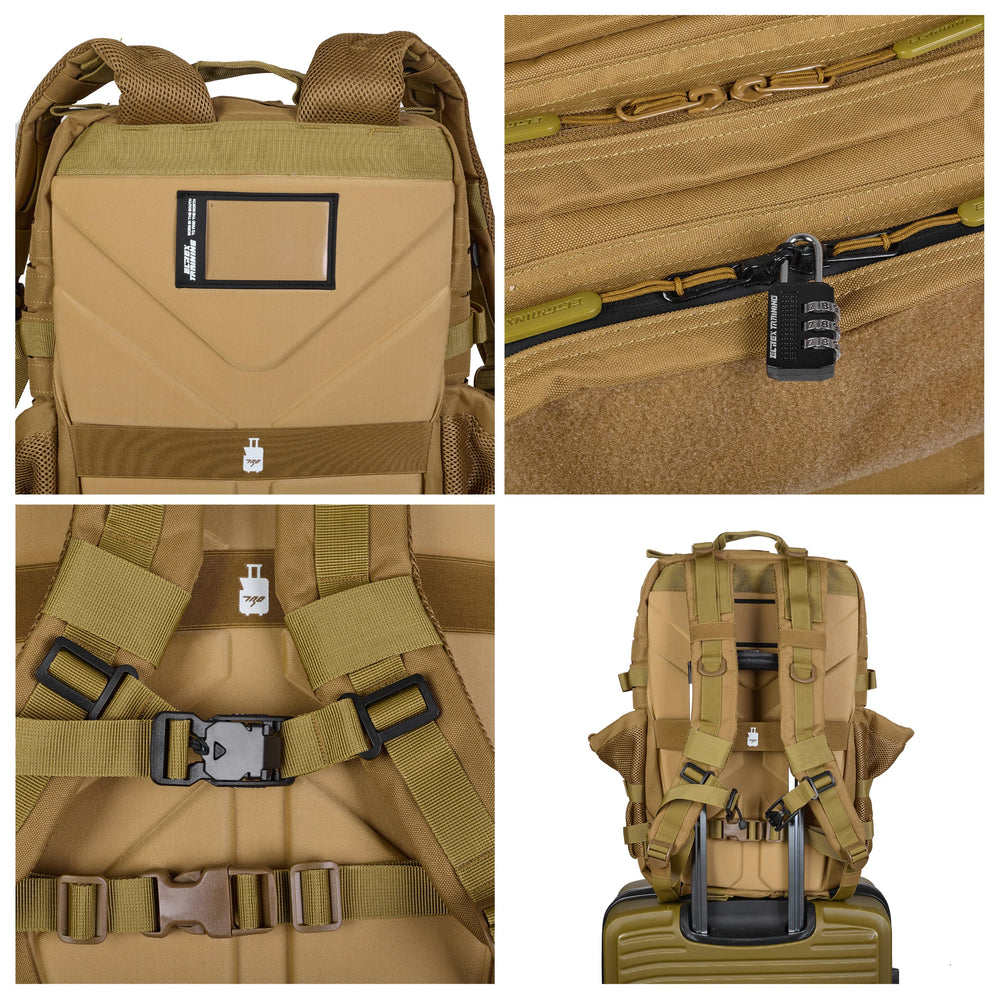 Mochila Táctica V2 All In 45L Khaki - Elitex Training