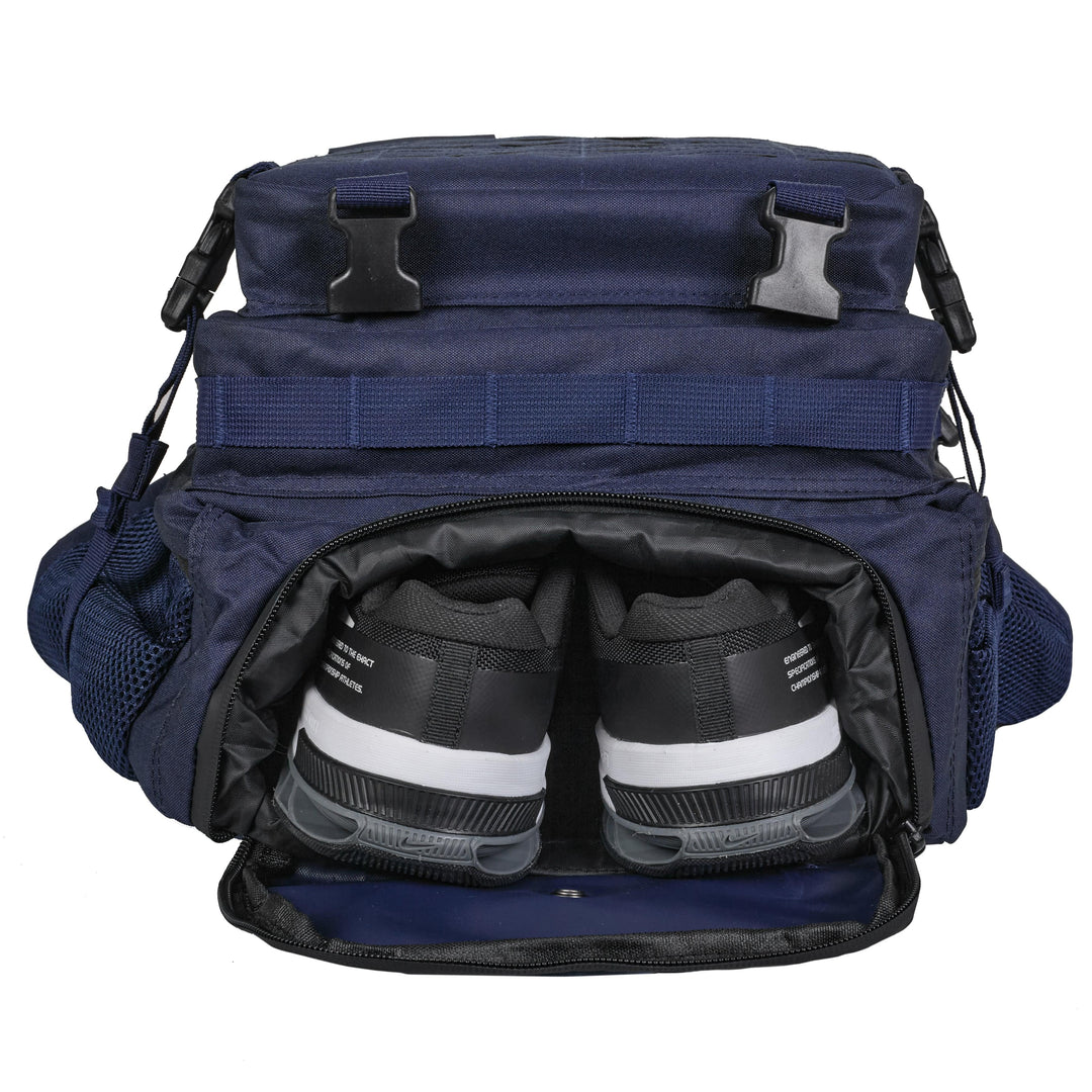Mochila Táctica V2 45L Azul Marino - Elitex Training