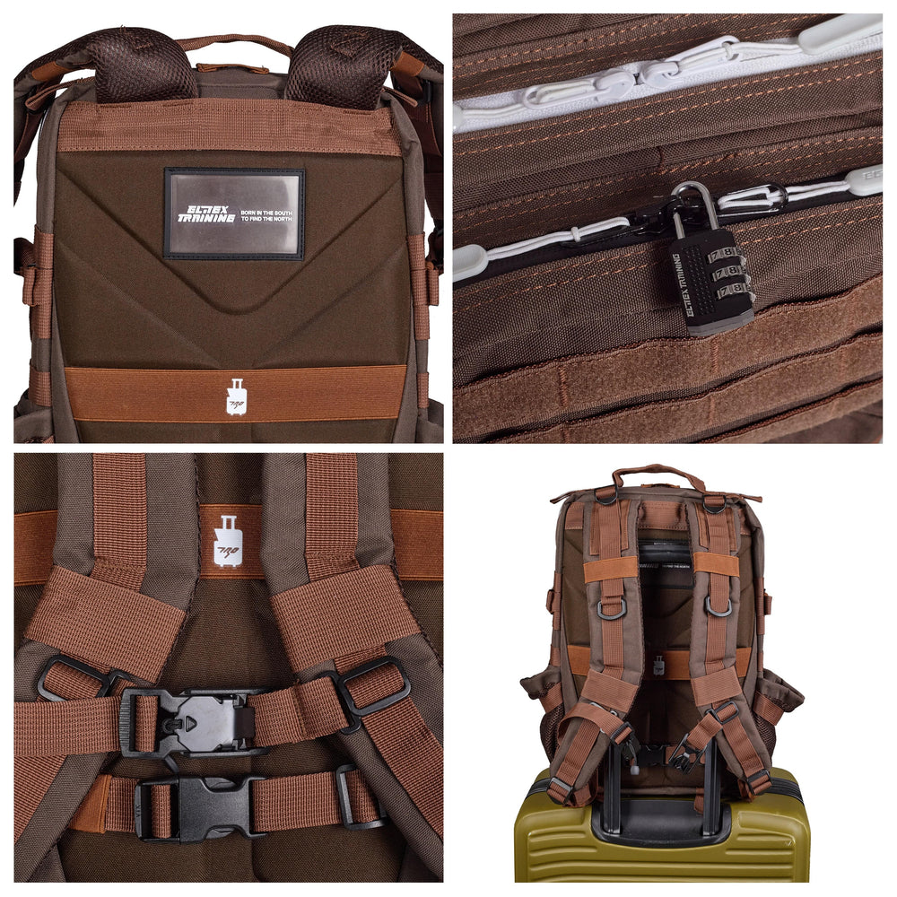 Mochila Táctica 25L All In Coffee - Elitex Training