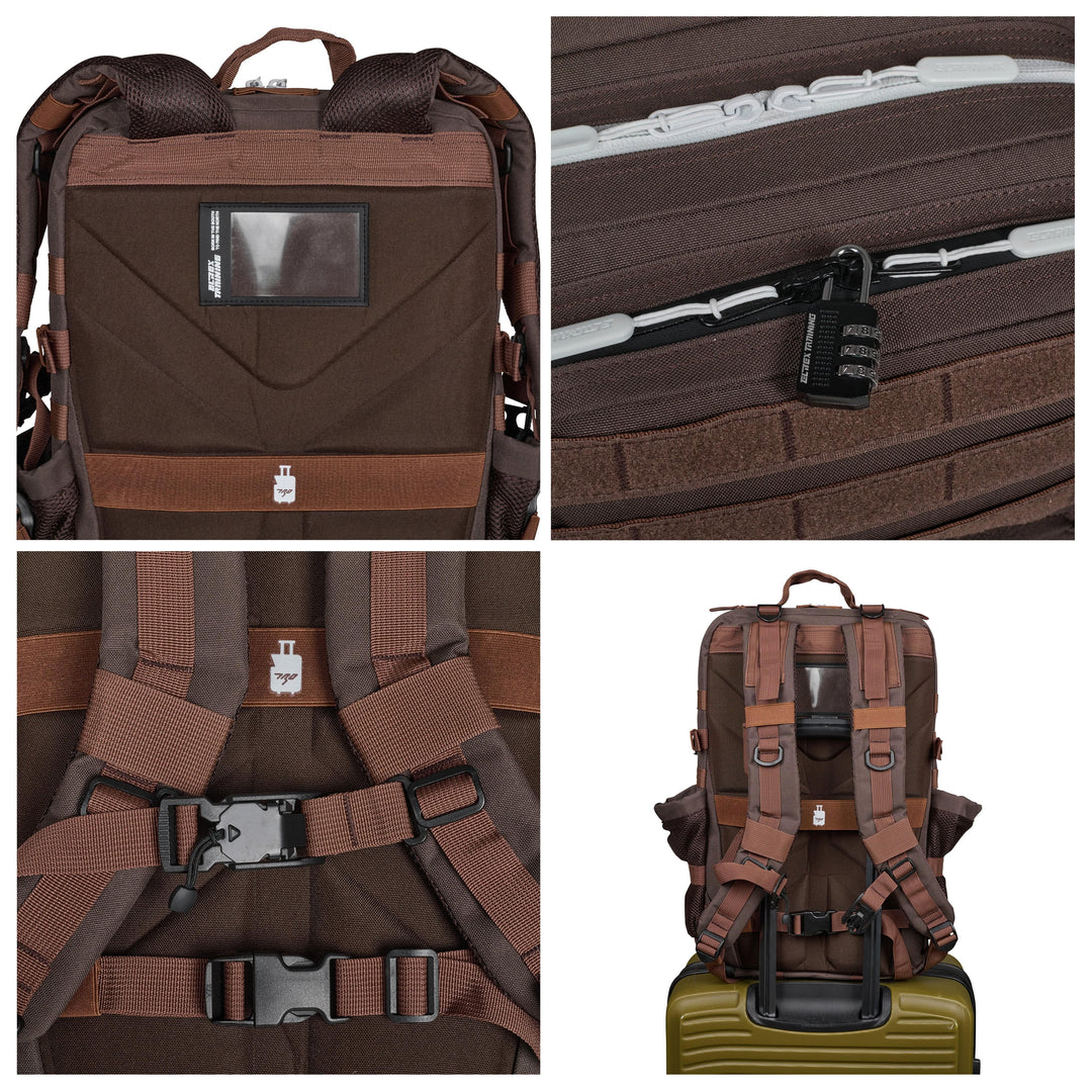 Mochila Táctica V1 All In 45L Coffee - Elitex Training