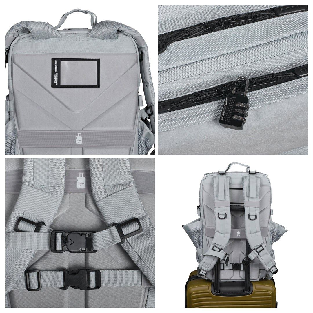 Mochila Táctica V2 45L All In Silver Lime - Elitex Training