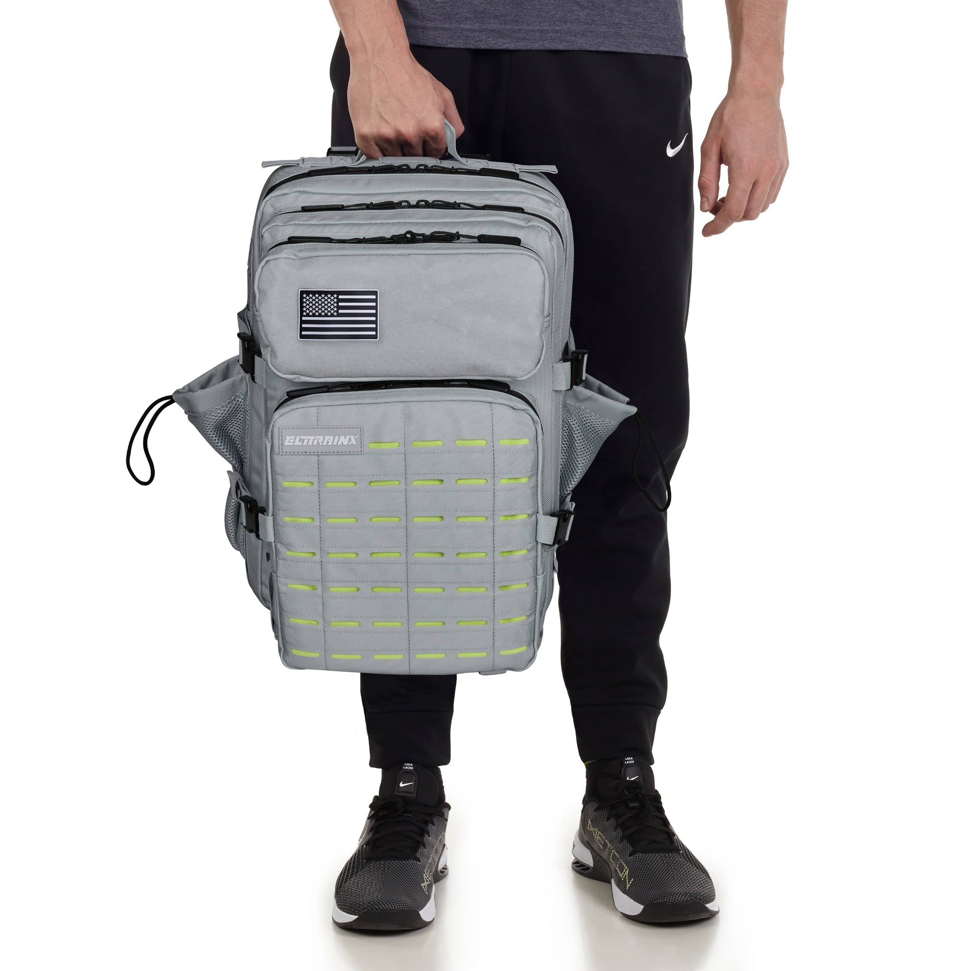 Mochila Táctica V2 45L All In Silver Lime - Elitex Training