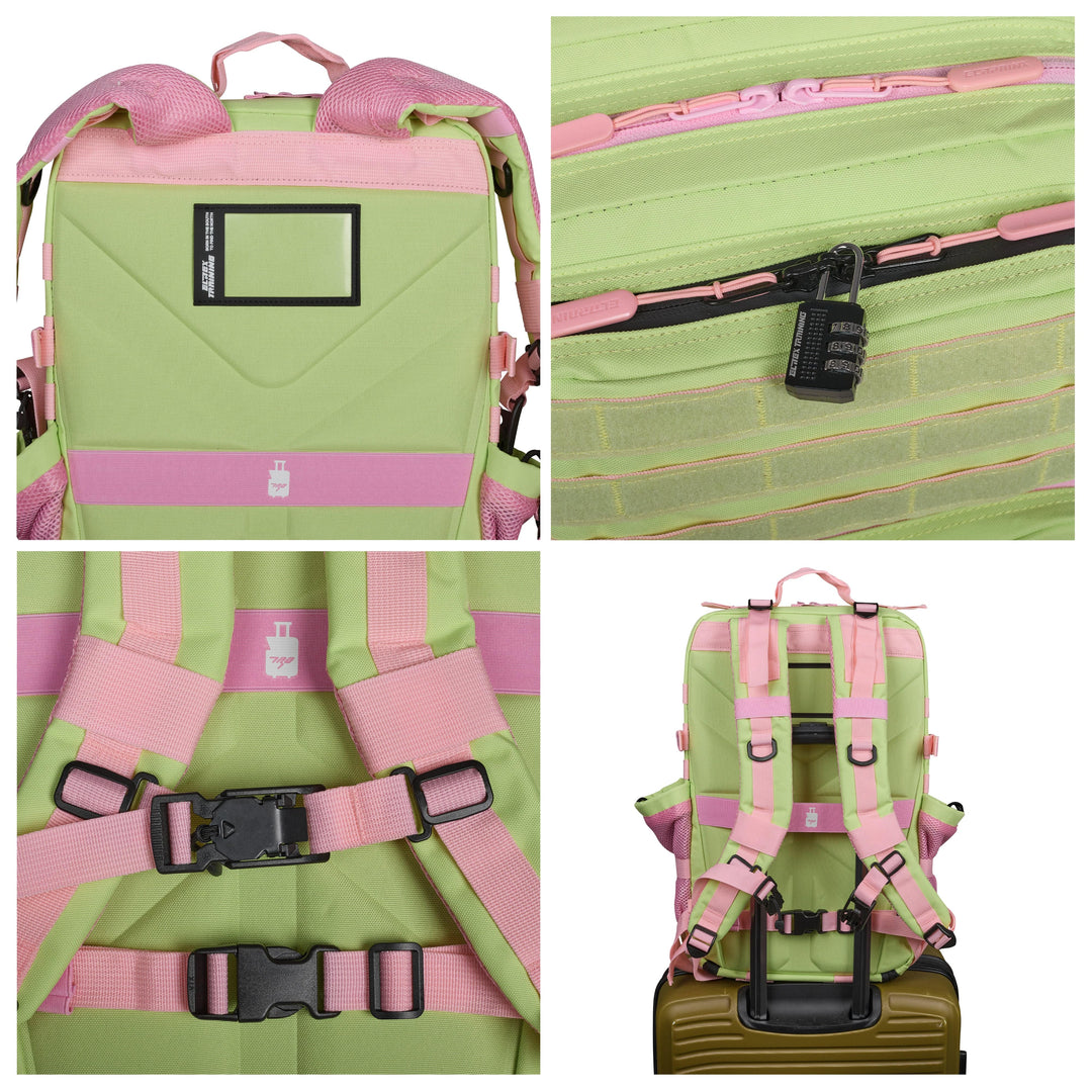 Mochila Táctica V1 All In 45L Passion Lime - Elitex Training
