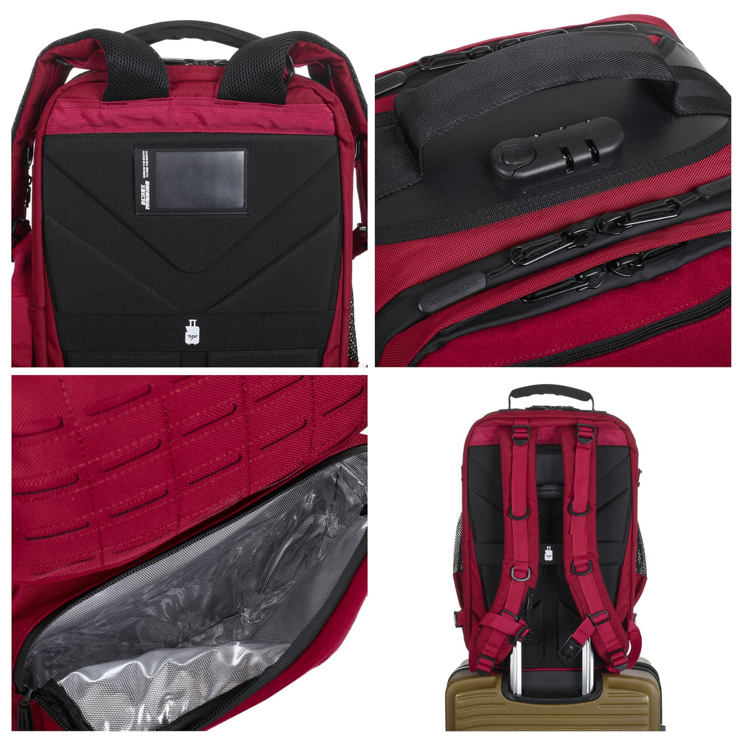 Mochila Pro Series 45L Dark Red - Elitex Training