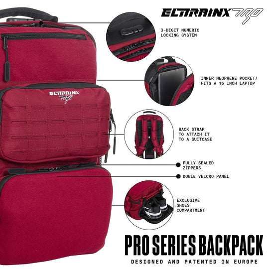 Mochila Pro Series 45L Dark Red - Elitex Training