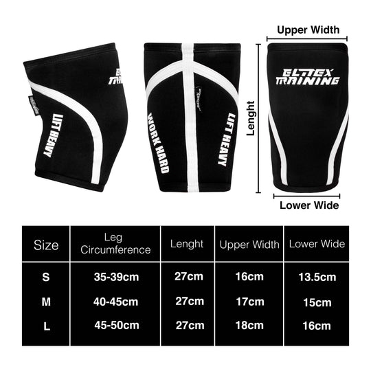 Rodilleras Neopreno de 7MM - Elitex Training