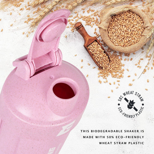 Eco-Shaker Sostenible de 600ml Rosa - Elitex Training