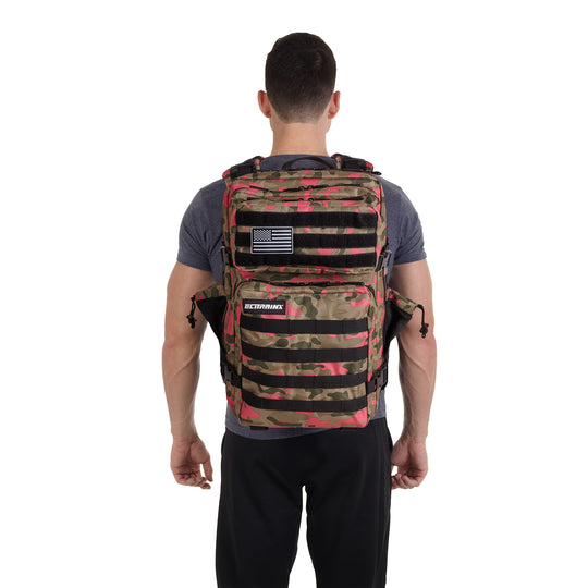 Mochila Táctica V1 45L All in Rosa Camuflaje - Elitex Training