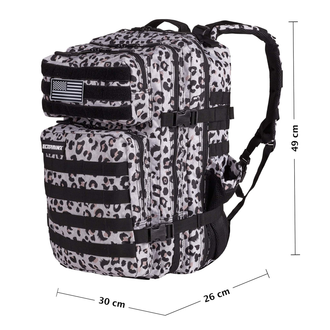 Mochila Táctica V1 45L All In Leopardo - Elitex Training