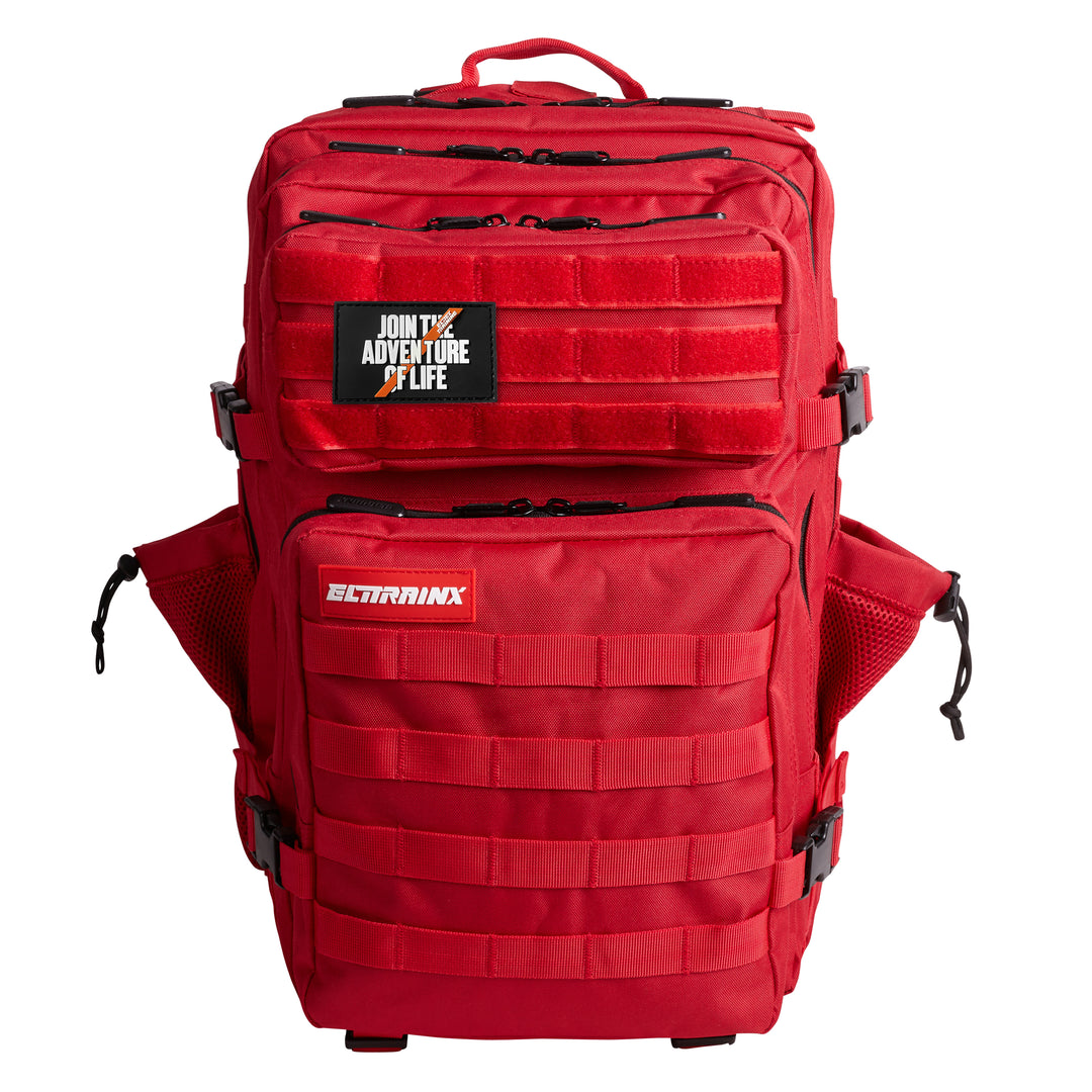 Mochila Táctica V1 45L All In Rojo - Elitex Training