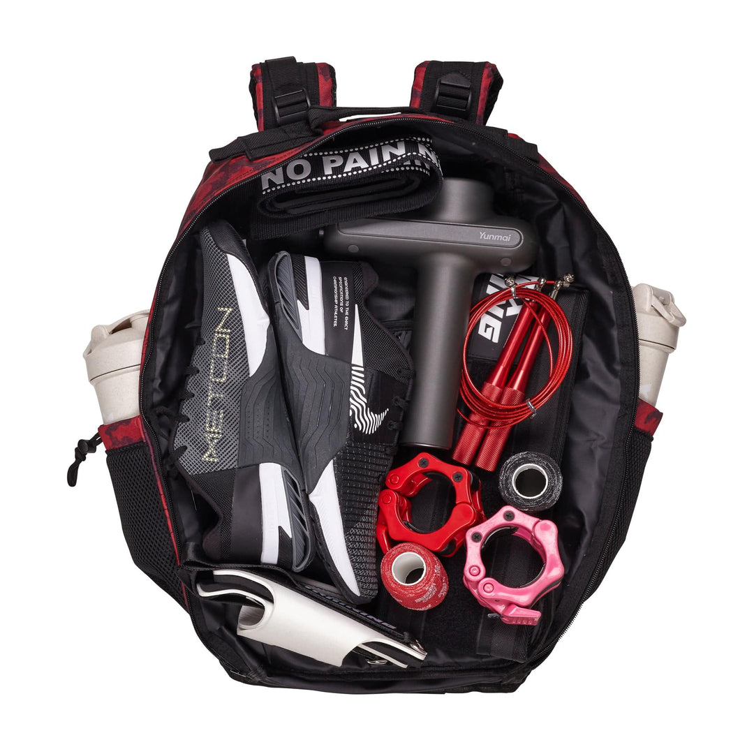 Mochila Táctica V2 All in 45L Rojo Camuflaje - Elitex Training