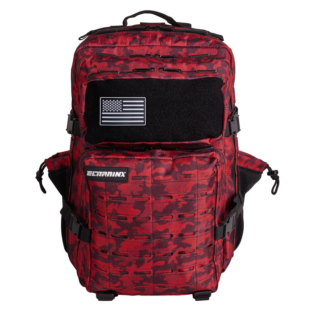 Mochila Táctica V2 All in 45L Rojo Camuflaje - Elitex Training