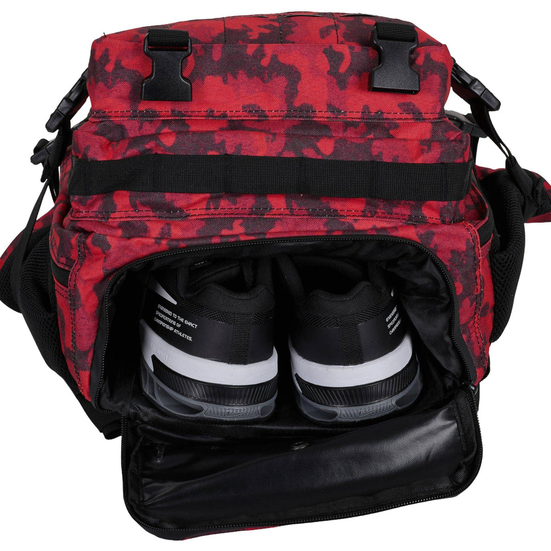 Mochila Táctica V2 All in 45L Rojo Camuflaje - Elitex Training