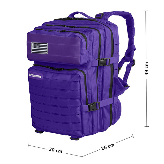 Mochila Táctica V2 45L All In Violeta - Elitex Training