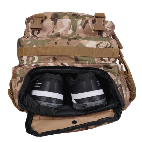 Mochila Táctica V2 45L All In Camuflaje Militar - Elitex Training