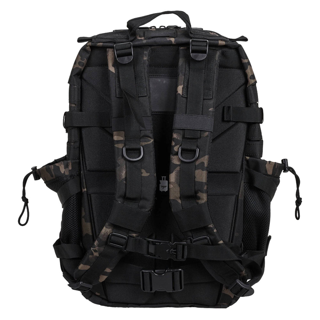 Mochila Táctica V2 45L All In Negro Camuflaje - Elitex Training