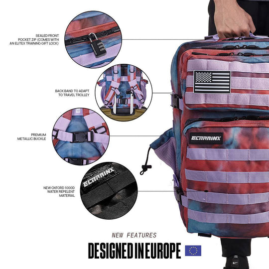 Mochila Táctica V1 All In 45L Nebula - Elitex Training