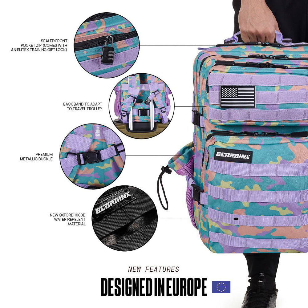 Mochila Táctica V1 45L All In Rainbow - Elitex Training