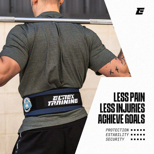 Cinturón Lumbar Azul 2.0 - Elitex Training