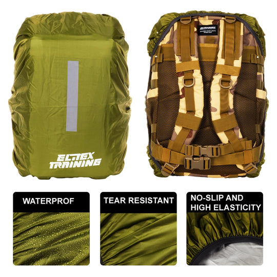 Funda protectora Tactical Green para Mochila 45L - Elitex Training
