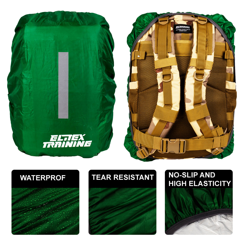 Funda protectora Verde para Mochila 45L - Elitex Training