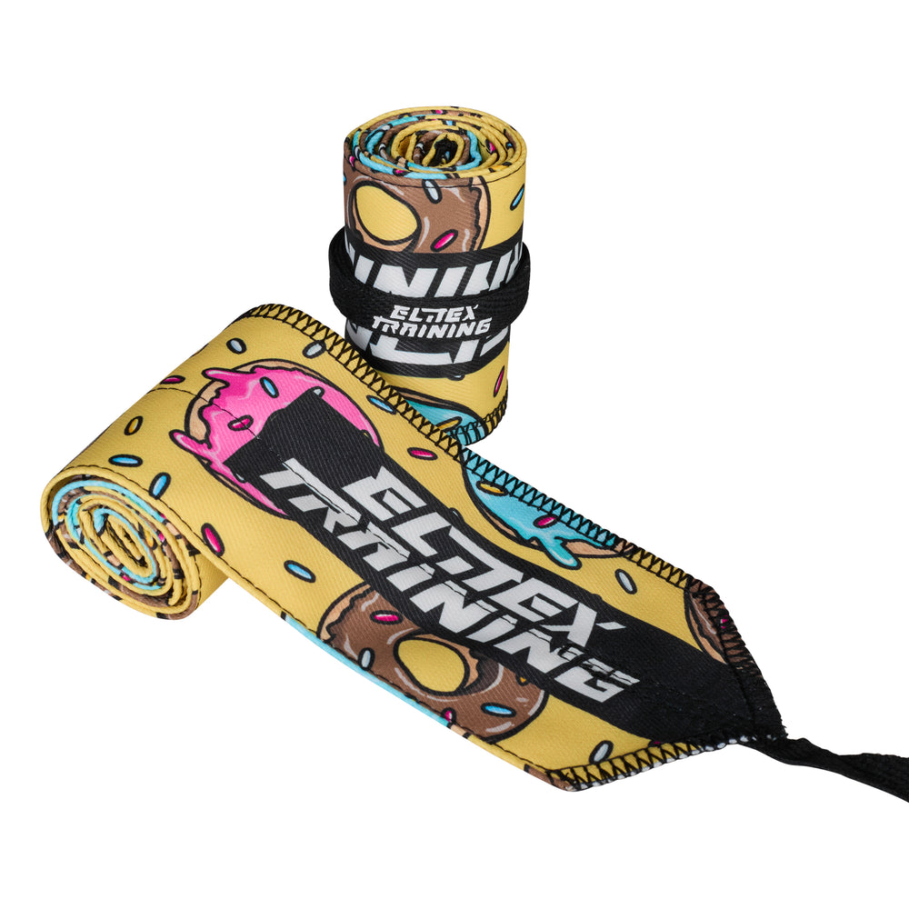 Muñequeras de Tela para Cross Training y Halterofilia - Donuts - Elitex Training