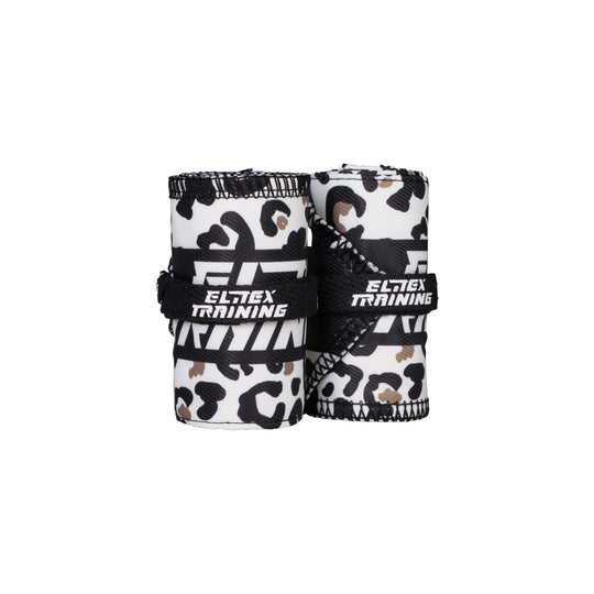 Muñequeras de Tela para Cross Training y Halterofilia - Leopardo - Elitex Training