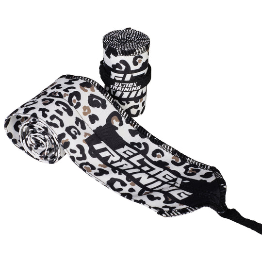 Muñequeras de Tela para Cross Training y Halterofilia - Leopardo - Elitex Training