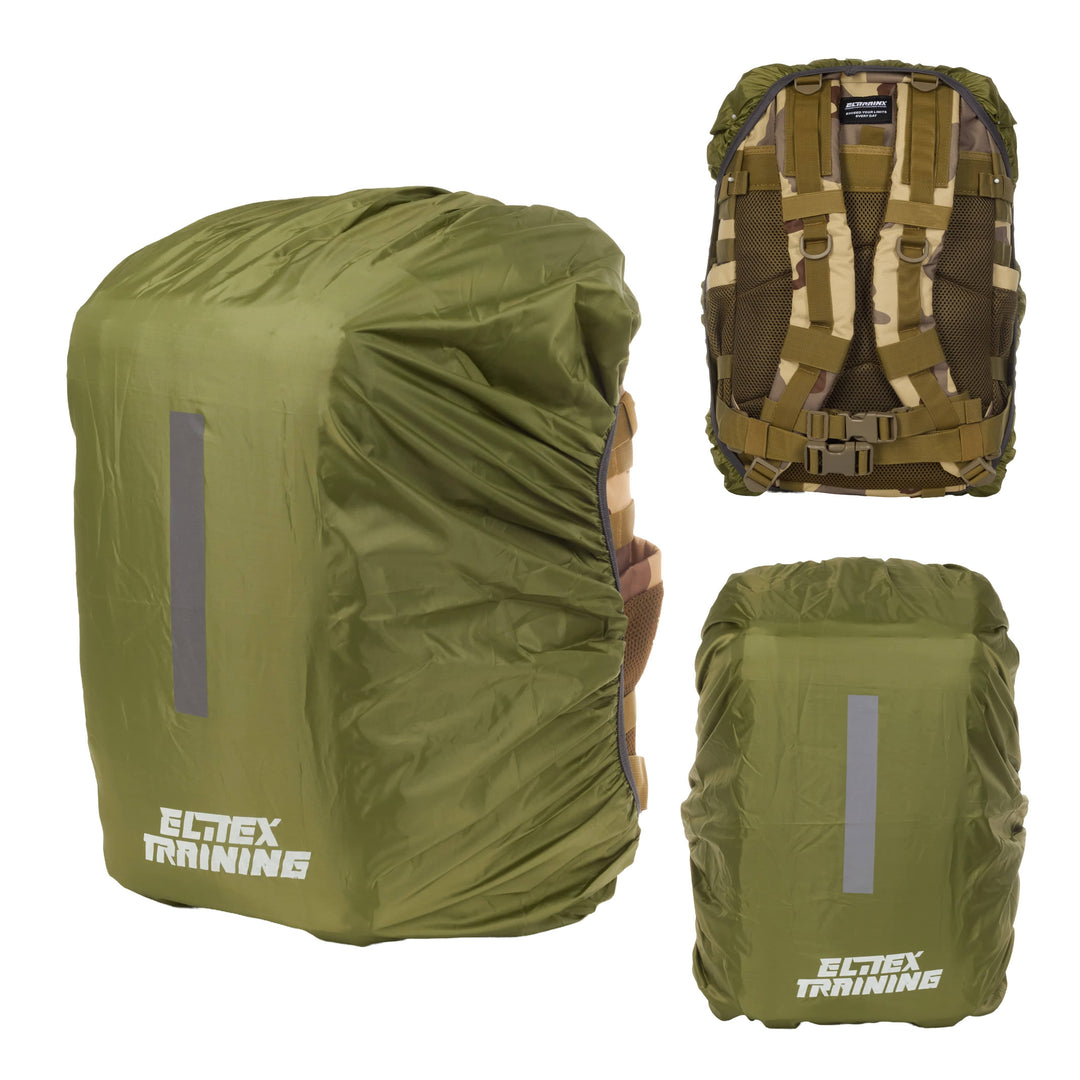 Funda protectora Tactical Green para Mochila 45L - Elitex Training