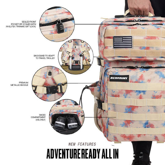 Mochila Táctica V1 45L All In Novo Nebula - Elitex Training