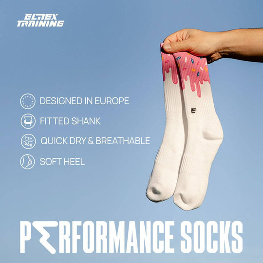 Calcetines Performance Pink Glazed - Elitex Training