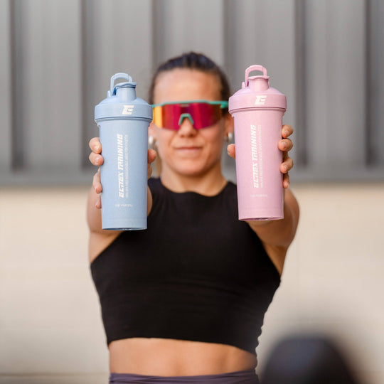 Eco-Shaker Sostenible de 600ml Azul - Elitex Training