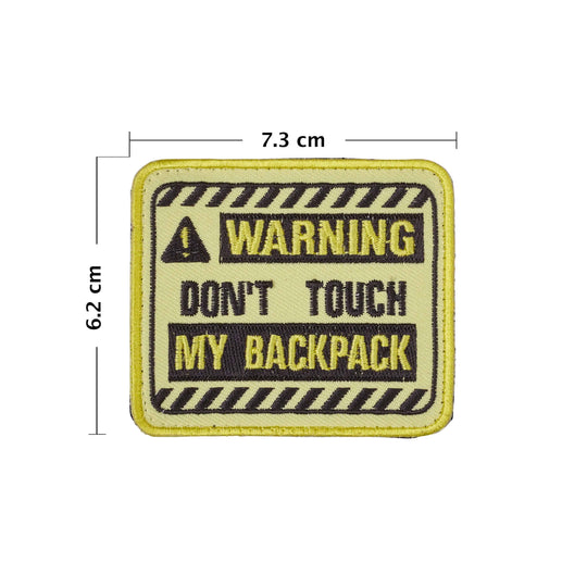 Parche DONT TOUCH MY BACKPACK - Elitex Training