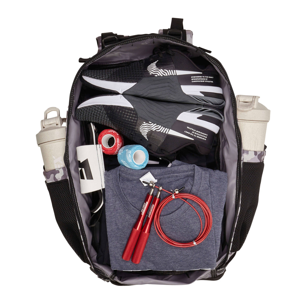 Mochila Táctica V2 45L All In Blanco y Negro Camuflaje - Elitex Training