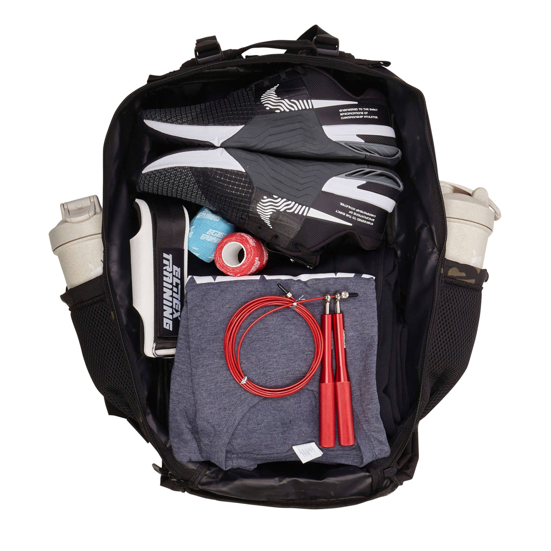 Mochila Táctica V2 45L All In Negro Camuflaje - Elitex Training