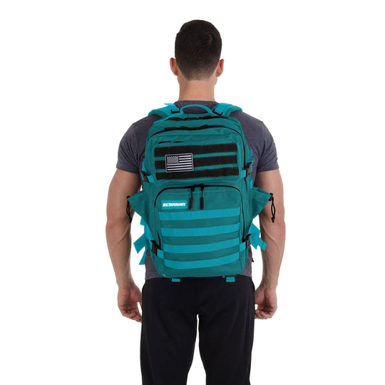 Mochila Táctica V1 45L All in Turquesa - Elitex Training
