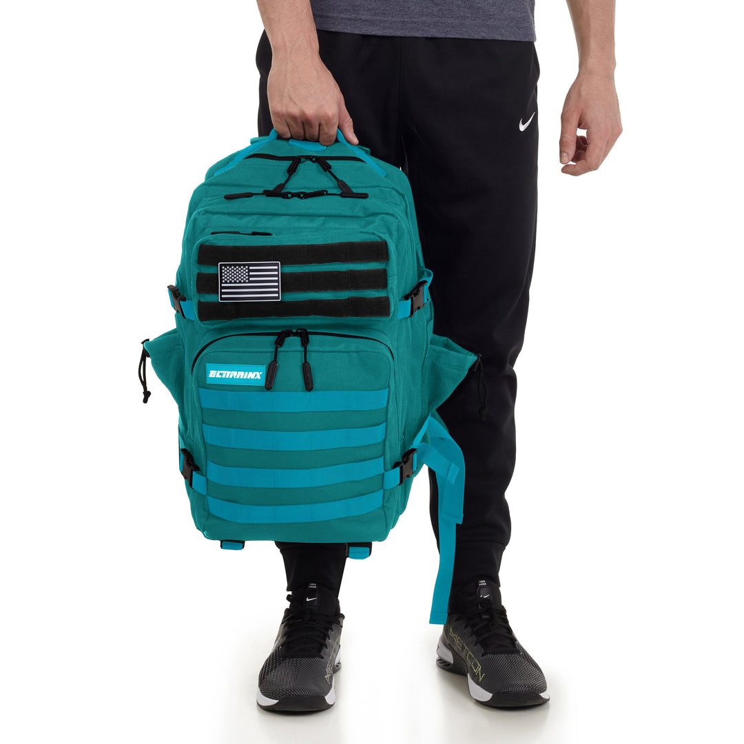 Mochila Táctica V1 45L All in Turquesa - Elitex Training