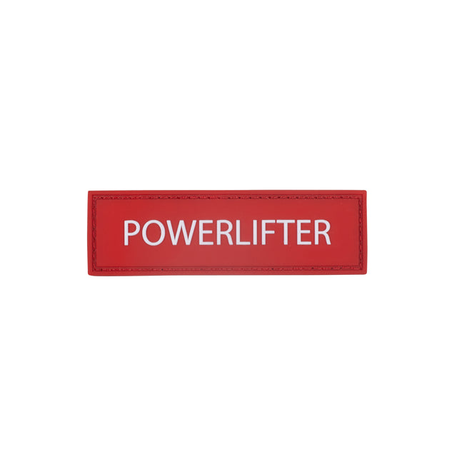 Powerlifter Patch in Rubber