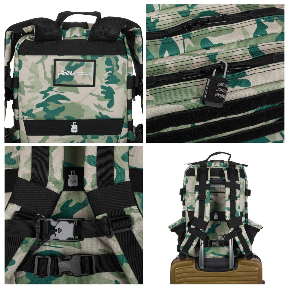 Mochila Táctica 25L All In Green Camo - Elitex Training