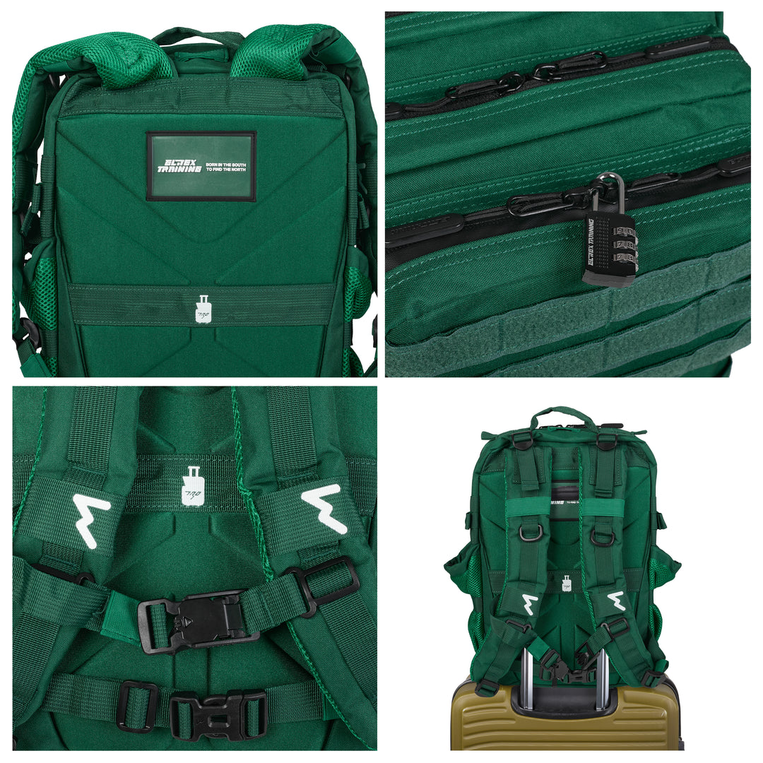 Mochila Táctica 25L Verde - Elitex Training