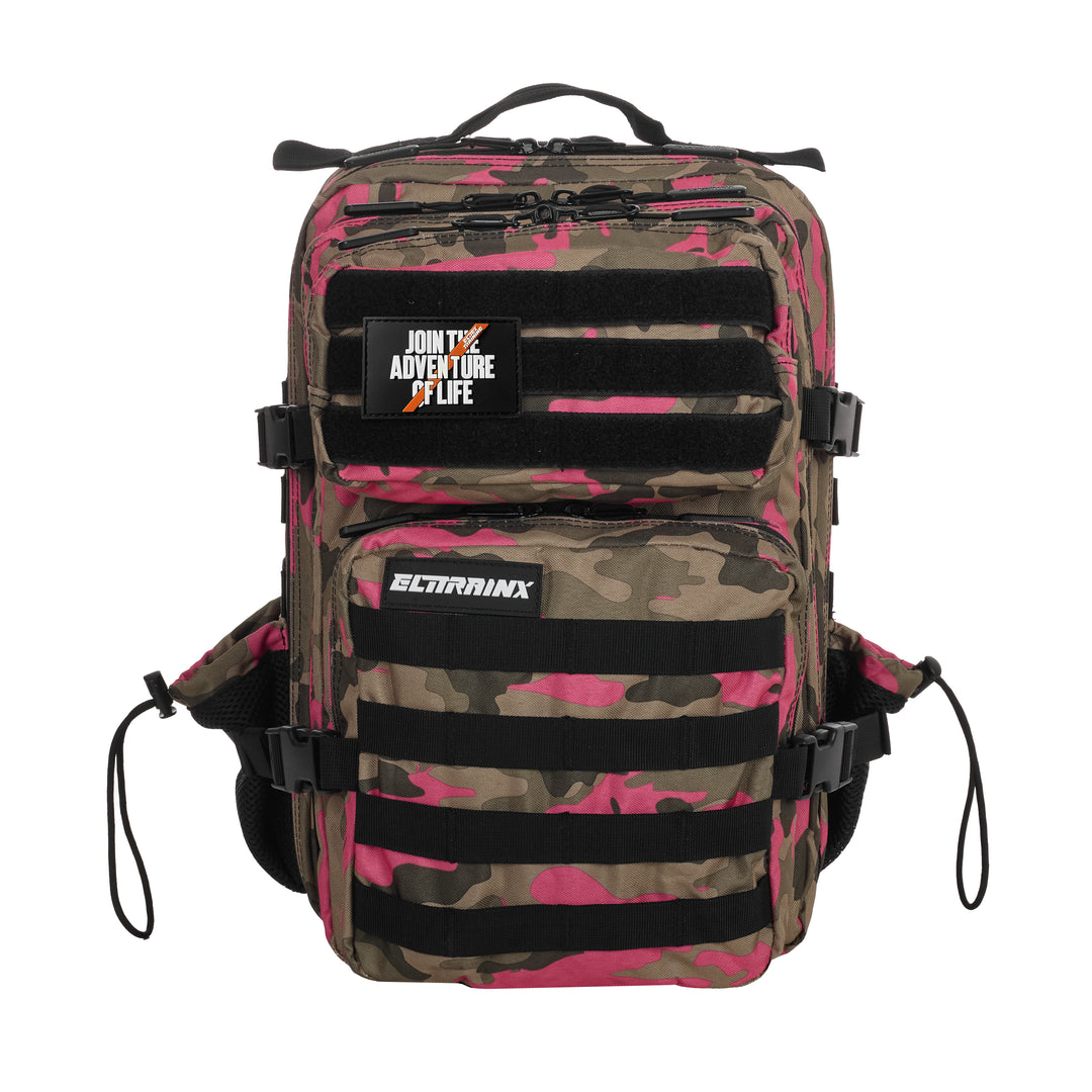 Mochila Táctica 25L All In Rosa Camuflaje - Elitex Training