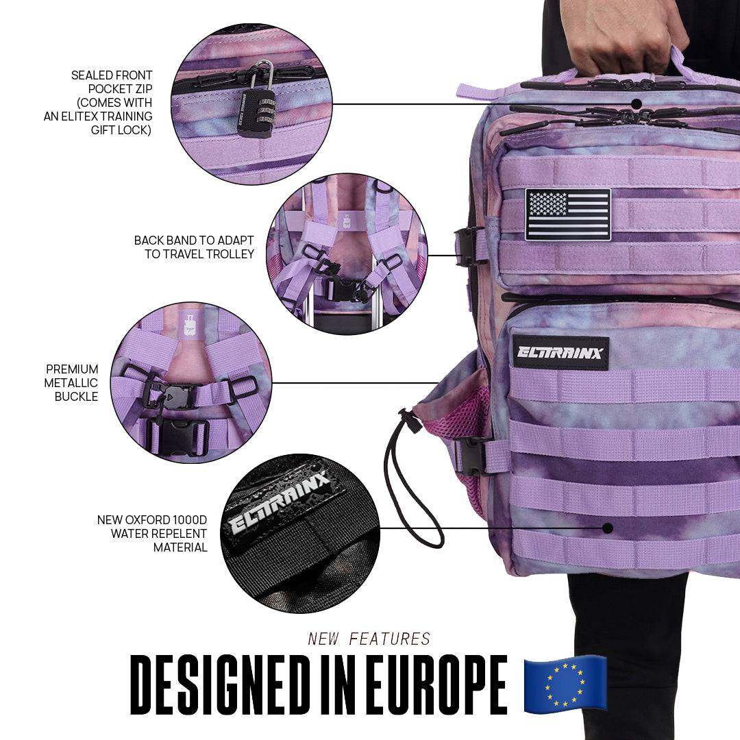 Elitex Training Lavender 25L Tactical Backpack Sports Backpack