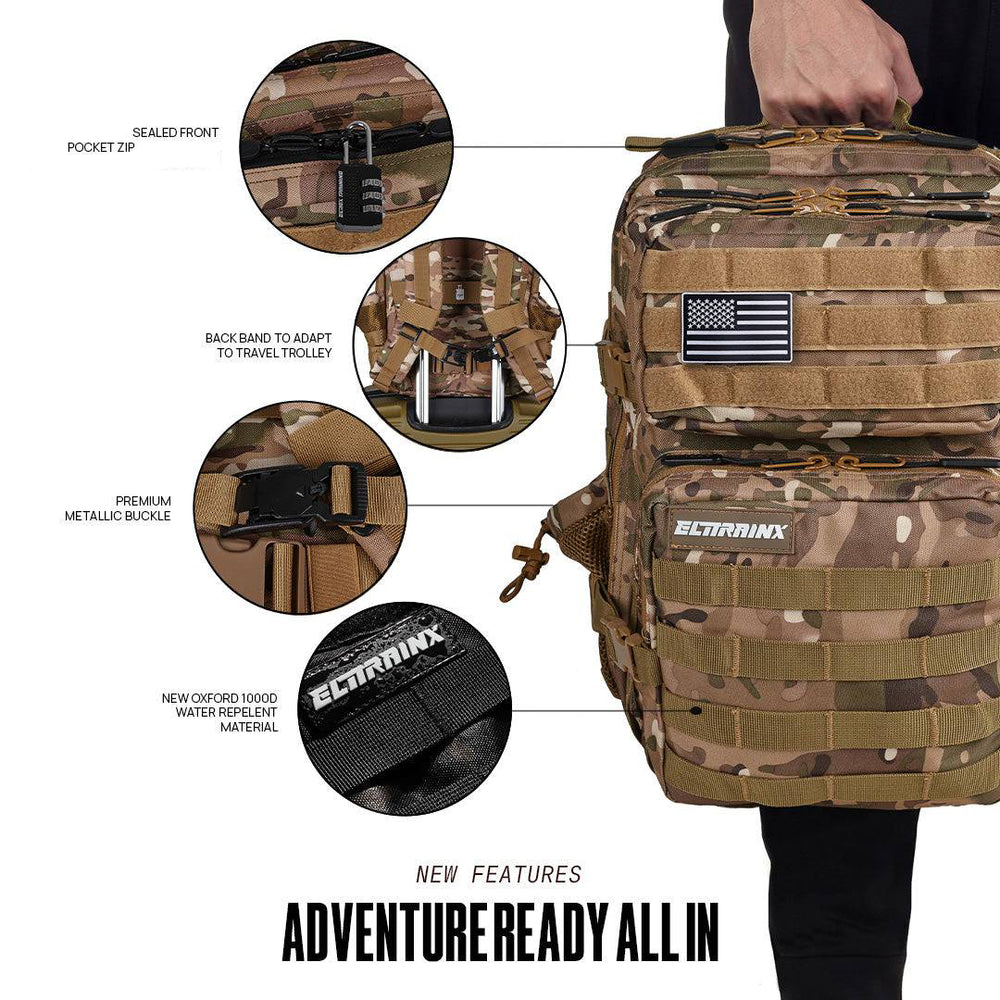25L Tactical Backpack <tc>All In</tc> Camouflage