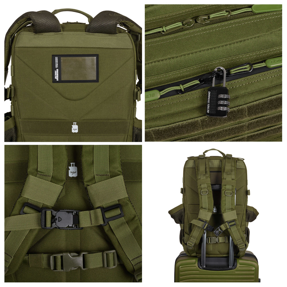 Mochila Táctica V1 45L All In Verde - Elitex Training